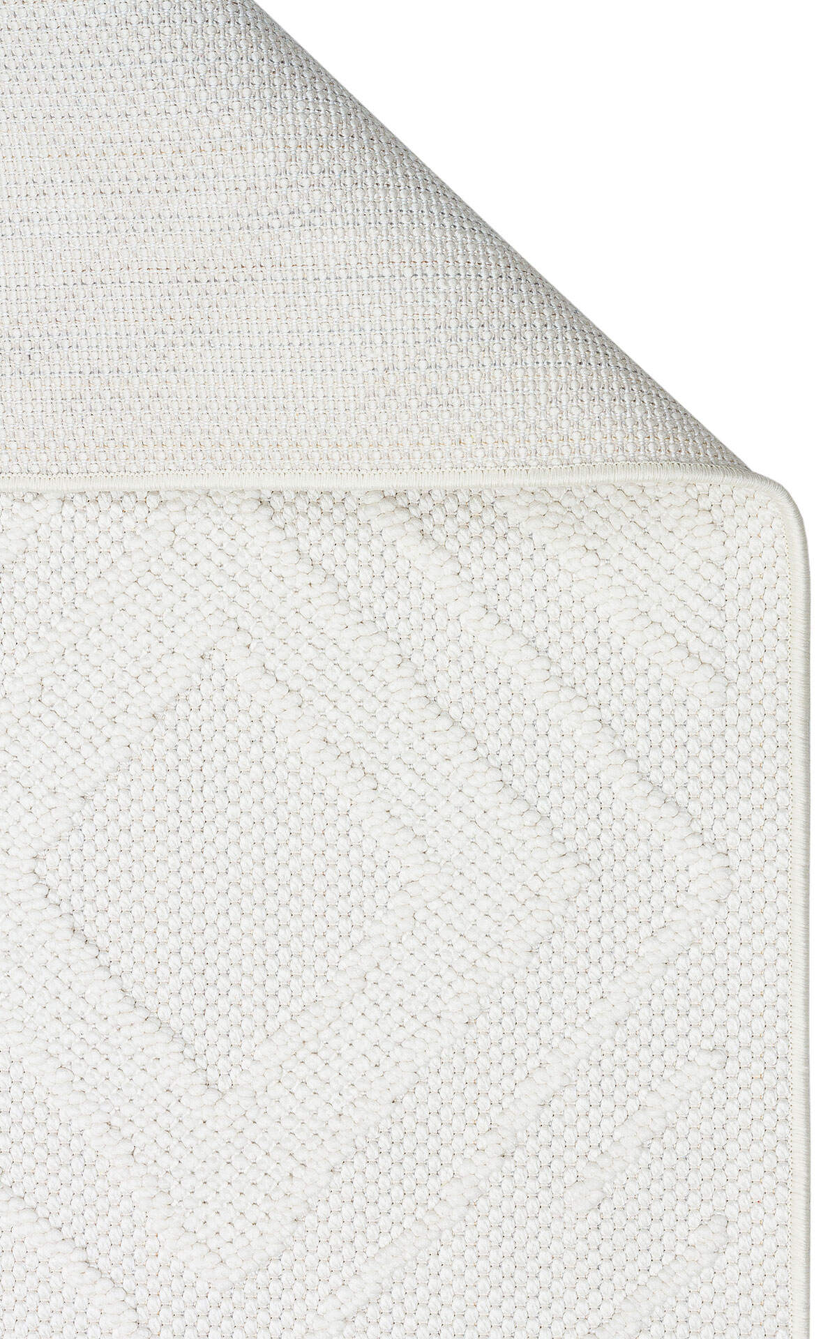 Motto MOT 05 Beyaz - Yumuşak Dokulu Modern Halı